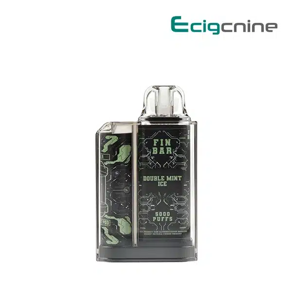 fin bar 5000 puffs double mint ice