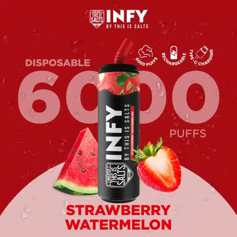 Infy disposable strawberry watermelon