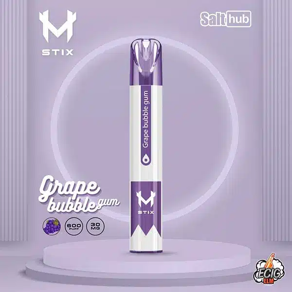 m stix grape bubble gum