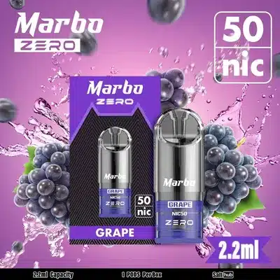 หัวพอตมาโบ กลิ่นองุ่น นิโคติน 50 mg