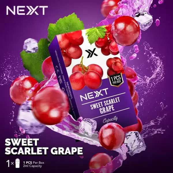 หัวNext สำหรับใช้กับเครื่องnext กลิ่นองุ่น sweet scarlet