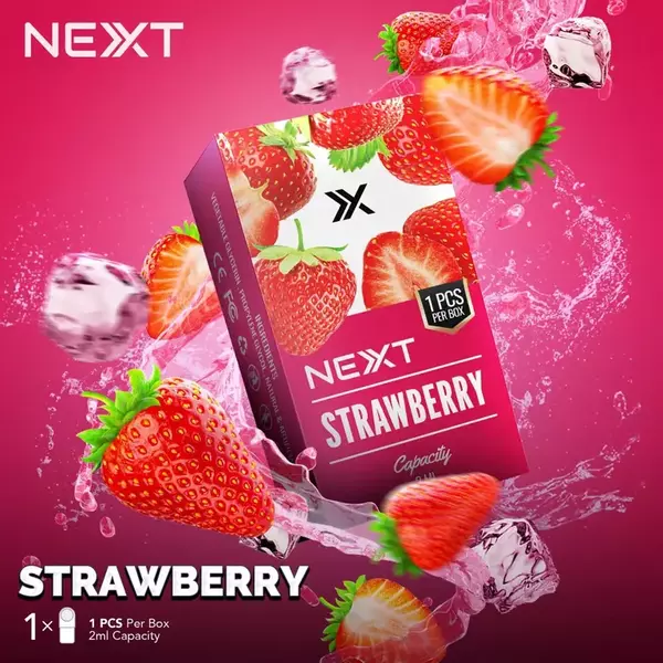 หัวNext สำหรับใช้กับเครื่องnext กลิ่นสตรอว์เบอร์รี