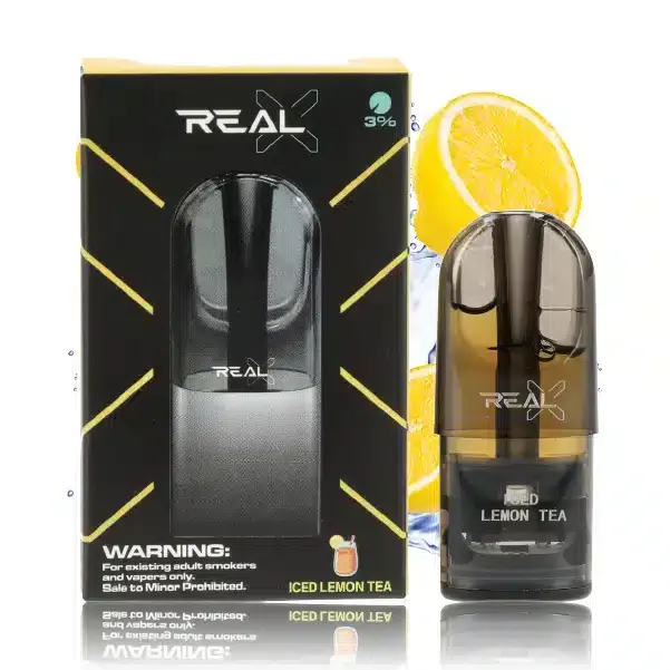 realx pod iced lemon tea