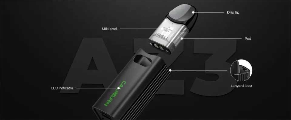 Uwell Caliburn AZ3 Kit 19 สเปคโดยรวมของ uwell caliburn az3 pod