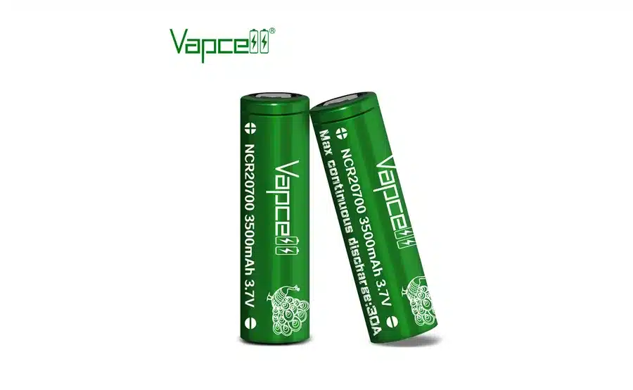 Vapcell 20700 3500mah 30A 6 ถ่านบุหรี่ไฟฟ้า vapcell ขนาด 20700 ที่มาพร้อมกับแบต 3500 มิลลิแอมป์