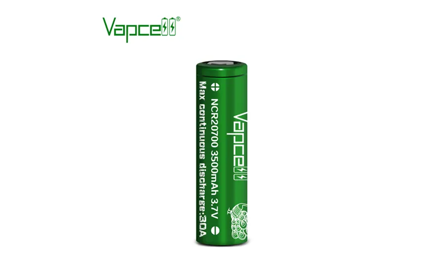 Vapcell 20700 3500mah 30A 7 ถ่านบุหรี่ไฟฟ้าขนาด 20700 จาก vapcell ที่ได้รับความนิยม