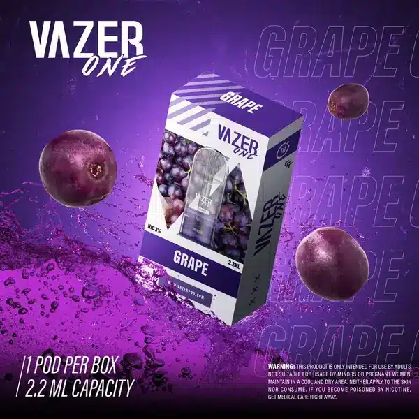หัว vazer one กลิ่น grape