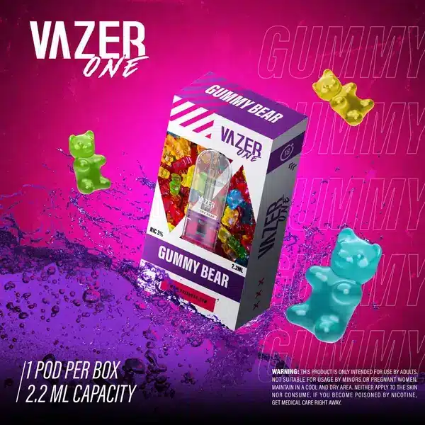 หัวพอต vazer one กลิ่น gummy bear