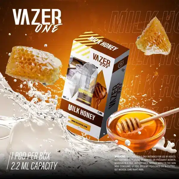 หัวพอต vazer one กลิ่น milk honey