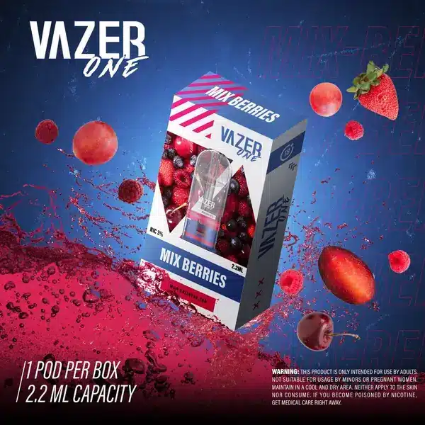 หัวvazer one กลิ่น mix berried