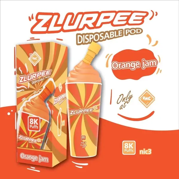 vmc zlurpee 8000 กลิ่น orange jam
