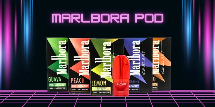 หัวพอต Marlbora Pod 22 หัวน้ำยา marlbora