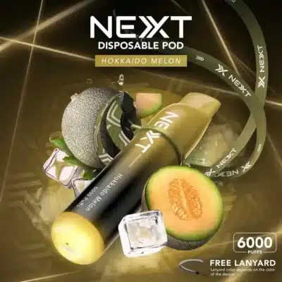 Next 6000 puffs กลิ่นไหนหอม กลิ่นฮอกไกโดเมล่อน