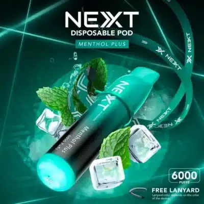 Next disposable 6000 puffs กลิ่นเมนทอล