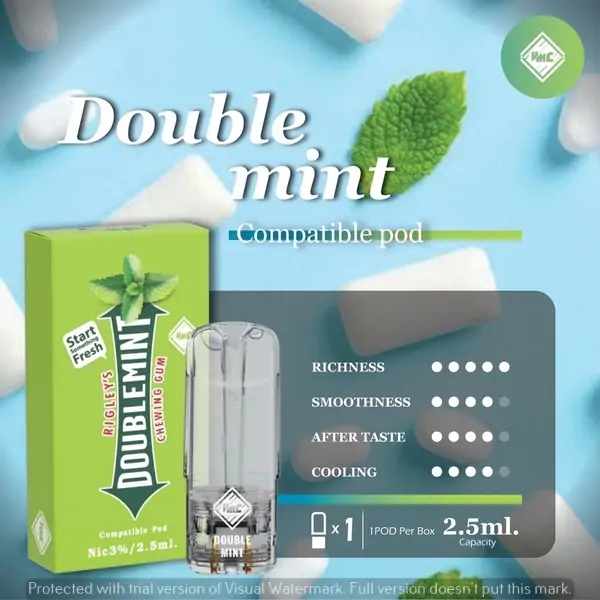 หัว vcm 2.5 ml กลิ่นหมากผรั่งดับเบิ้ลมิ้นต์