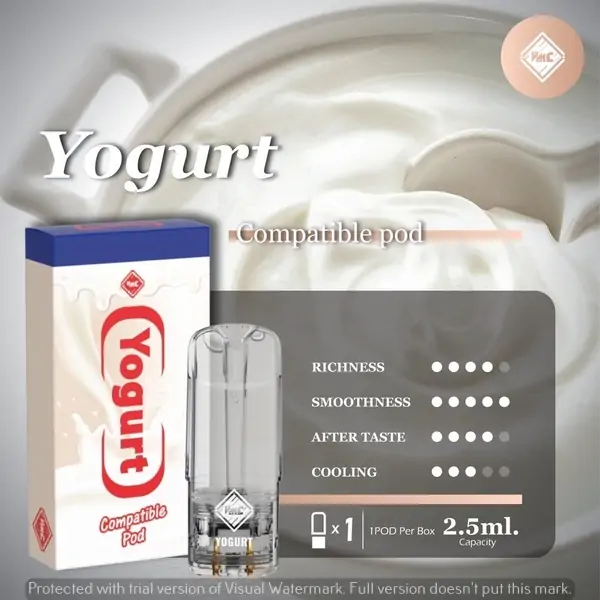 หัวน้ำยาvcm 2.5 ml กลิ่นนมเปรี้ยว