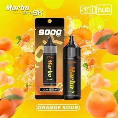 พอตใช้แล้วทิ้ง marbo 9000 กลิ่นส้ม