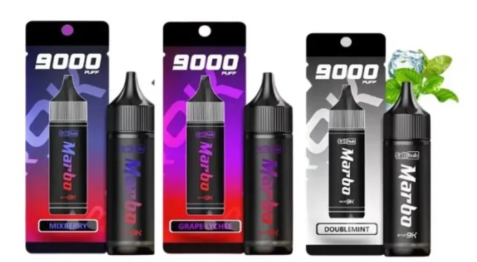 Marbo Bar 9000 Puffs Disposable Pod 52 พอตใช้แล้วทิ้งมาโบ กลิ่นมีให้เลือกหลากหลาย เลือกได้ไม่มีเบื่อ