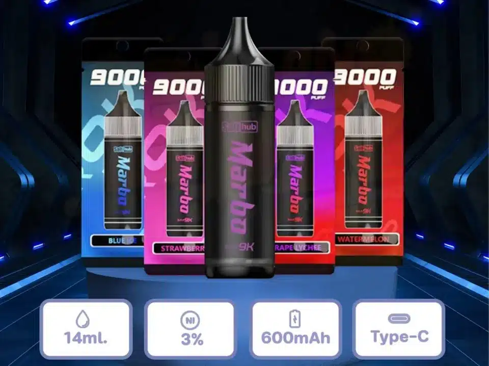 Marbo Bar 9000 Puffs Disposable Pod 34 marbo bar 9000 puffs จำนวนคำเยอะจุใจ สูบได้เพลินๆ