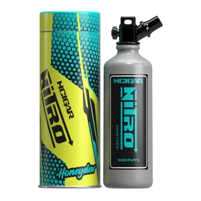 พอตใช้แล้วทิ้ง hcigar nitro 9000 puffs กลิ่นเมล่อน