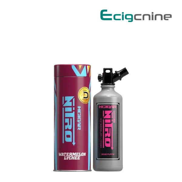 Hcigar Nitro 9000 Puffs 18 hcigar nitro 9000 puffs watermelon-lychee