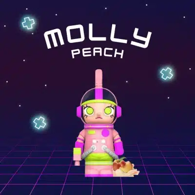 molly pod 9000 puff กลิ่นพีช