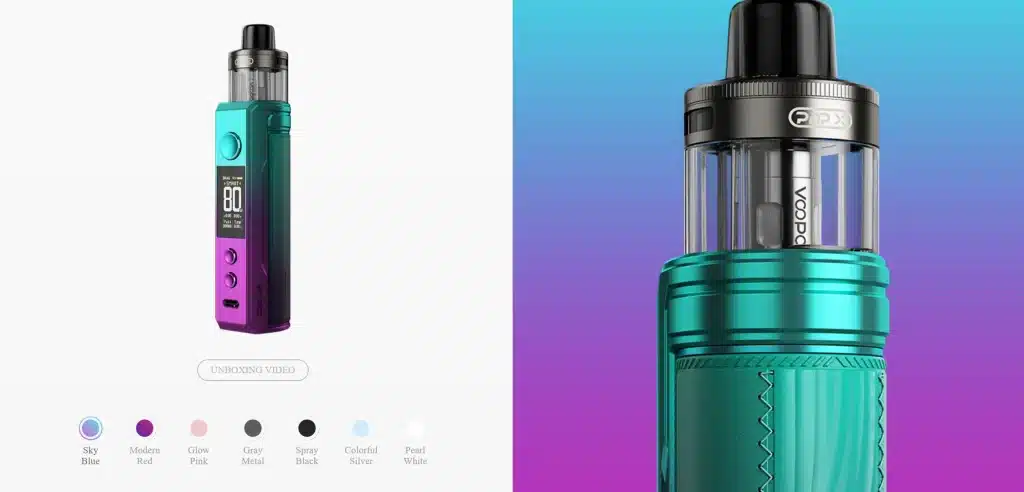 voopoo drag x บุหรี่ไฟฟ้าที่เราอยากแนะนำให้คุณได้ลอง 