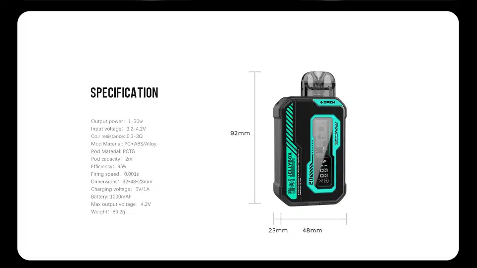 ข้อมูลสเปก Jelly box XS 2