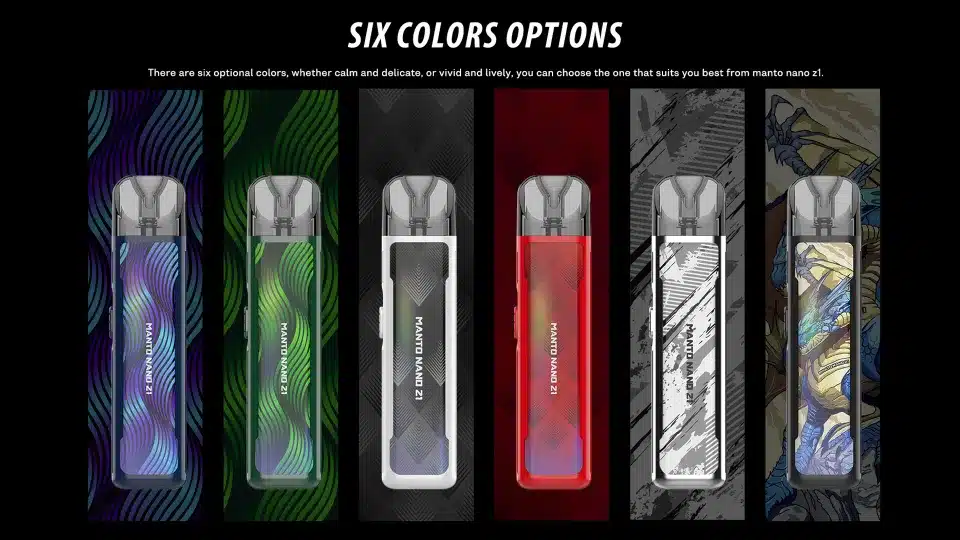 พอตไฟฟ้า Manto Nano Z1 มีให้เลือออกหลายสี