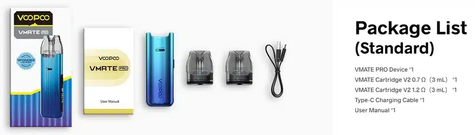 แกะกล่อง voopoo vmate pro pod kit ให้อะไรเรามาบ้าง